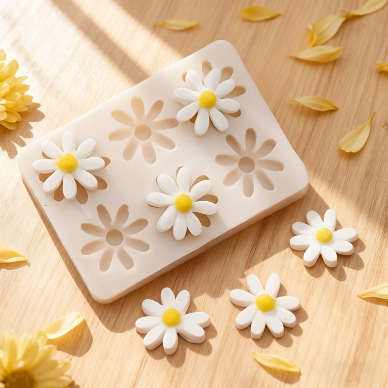Soap Making Lye - Molde de Silicone 3D Margarida e
