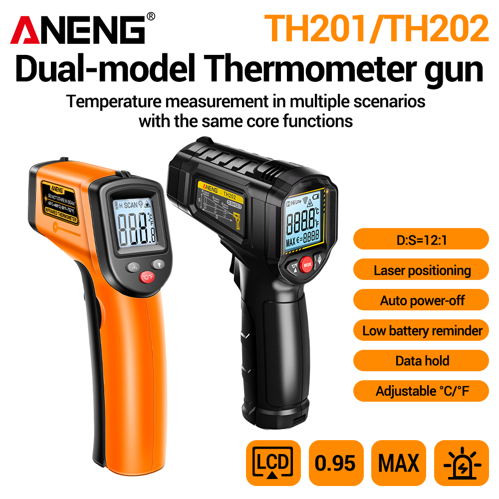 Soap Making Thermometer - ANENG Termômetro Digital Infravermelho Sem Contato