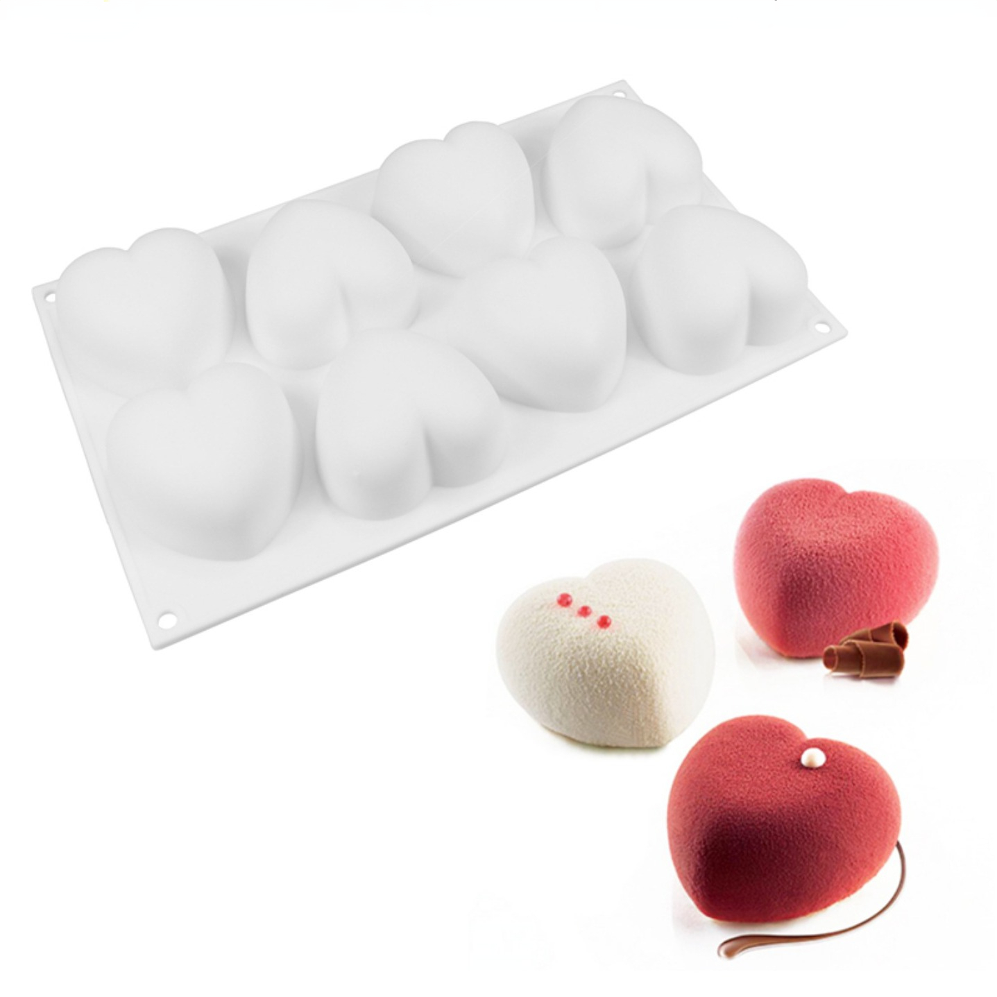 Soap Making Supplies - Amor coração silicone sabão molde artesanal