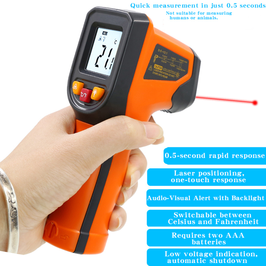 Soap Making Thermometer - NJTY T400A T600A Termômetro infravermelho de