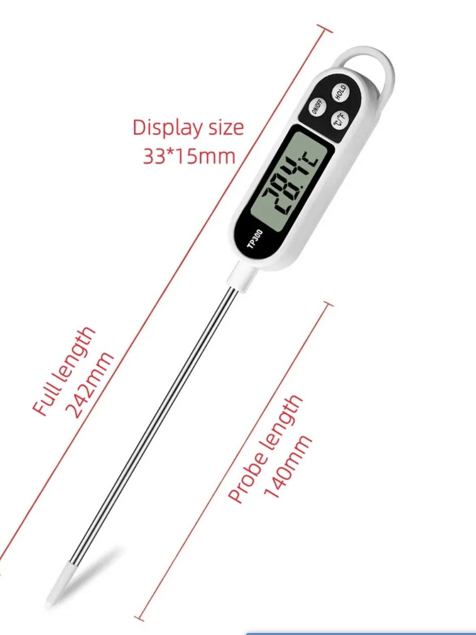 Soap Making Thermometer - Termômetro de Alimentos Tipo Caneta em