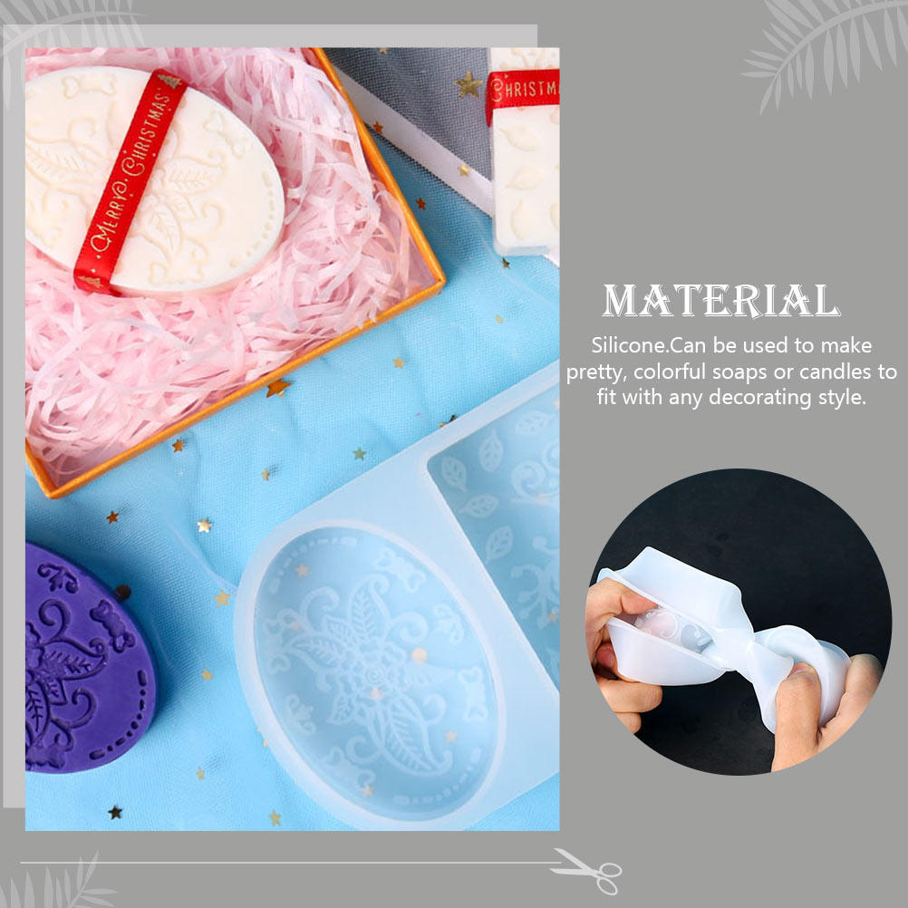 Soap Making Die - Molde de Silicone Artesanal com Padrão