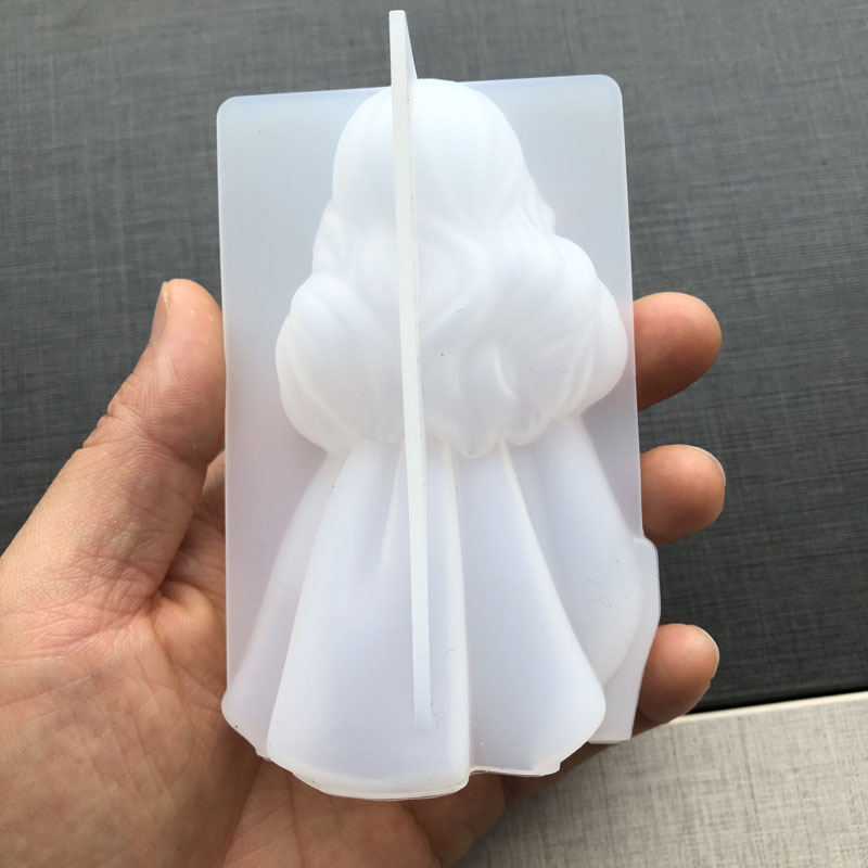 3d bonito princesa silicone ve - Soap Making Supplies avaliação e preço
