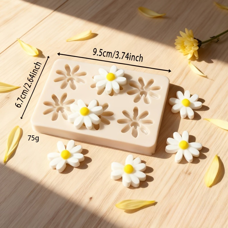 Molde de Silicone 3D Margarida - Soap Making Lye avaliação e preço