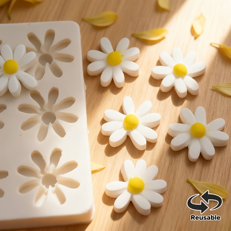 Molde de Silicone 3D Margarida - Soap Making Lye avaliação e preço