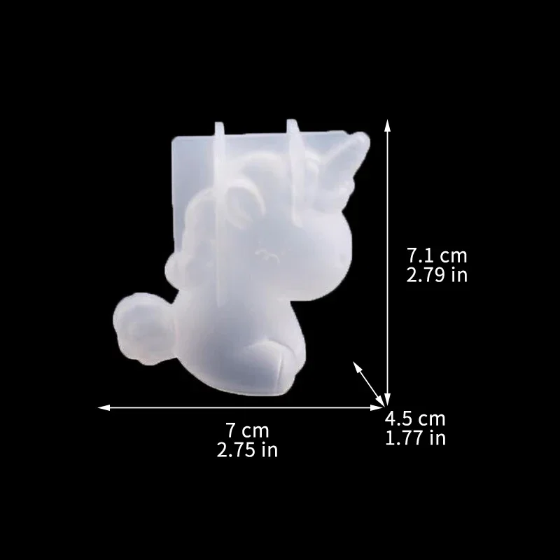 3d geométrico silicone unicórn - Soap Making Lye avaliação e preço