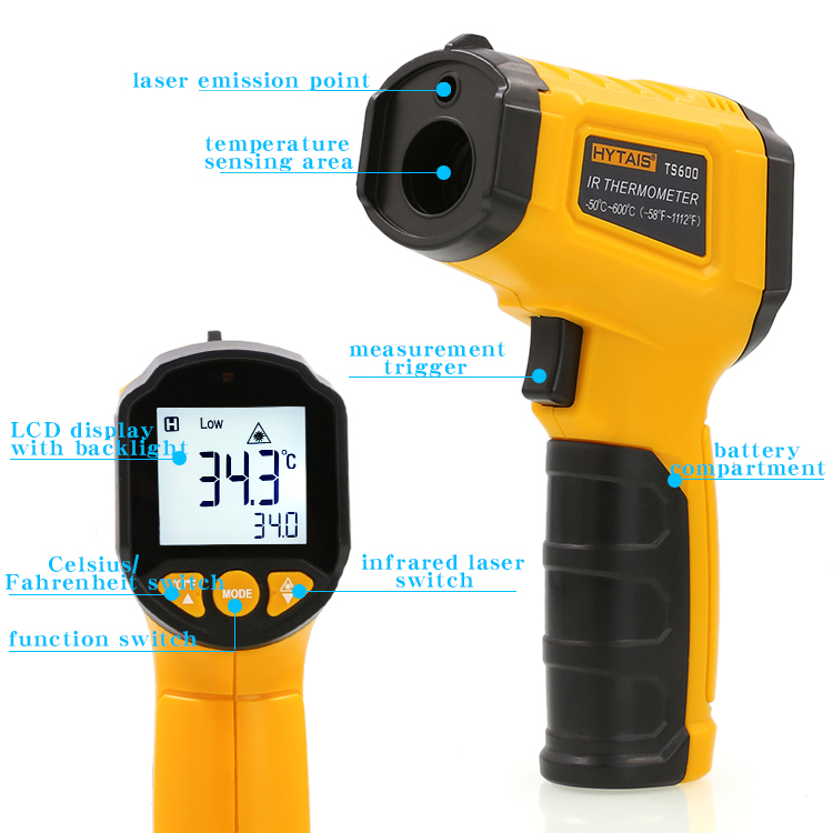 TS600 Infravermelho Sem Contat - Soap Making Thermometer avaliação e preço