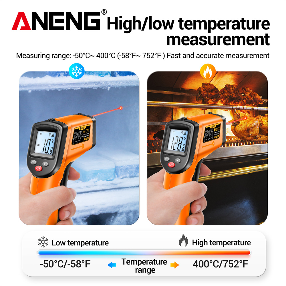 ANENG Termômetro Digital Infra - Soap Making Thermometer avaliação e preço