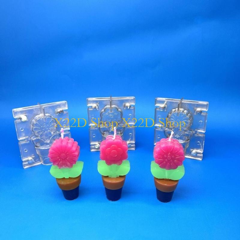 Molde vela flor x22d, molde sa - Soap Making Pot avaliação e preço