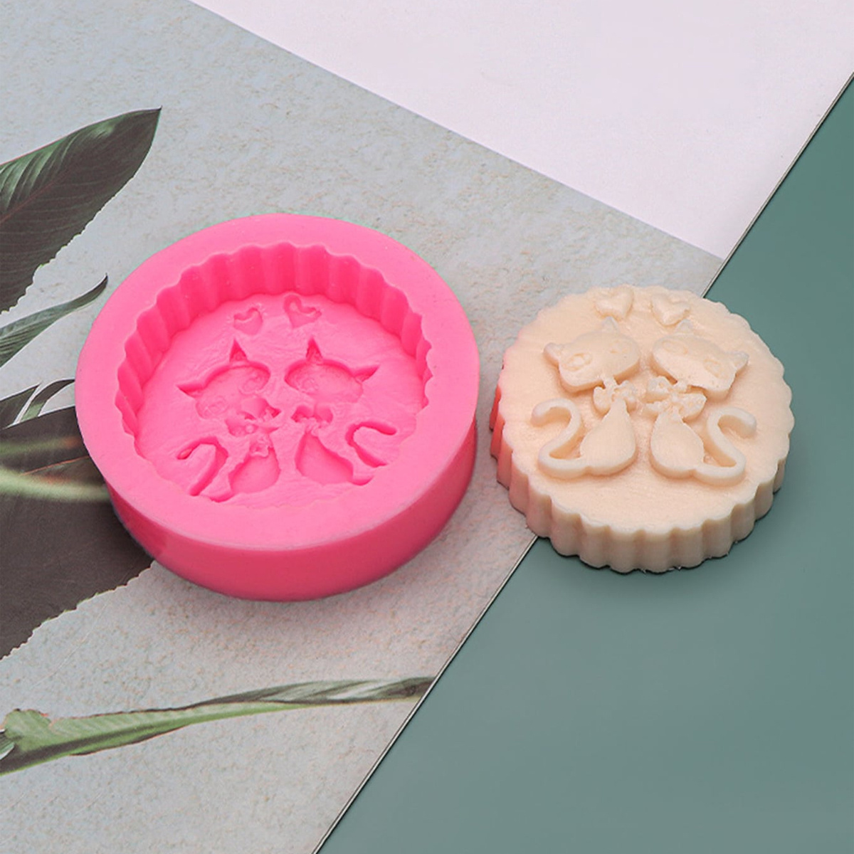 Molde de Silicone de Gato de 1 - Soap Making Lye avaliação e preço