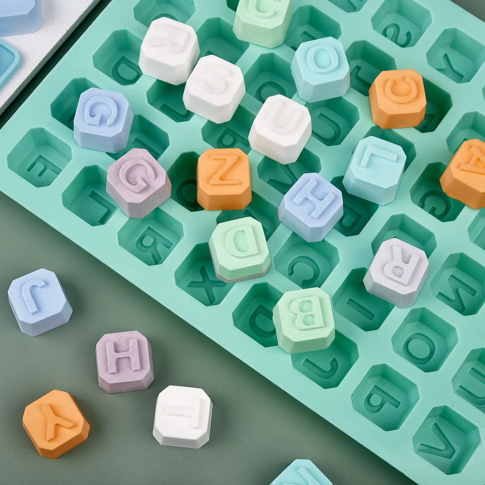 Molde de silicone com 48 letra - Soap Making Supplies avaliação e preço