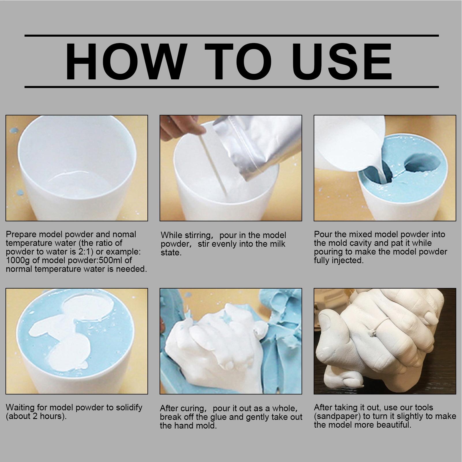 Kit de moldagem de mãos e pés  - Soap Making Supplies avaliação e preço