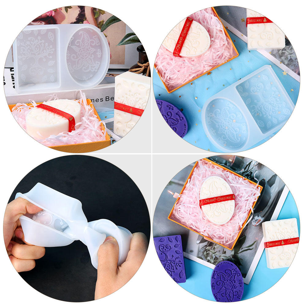 Molde de Silicone Artesanal co - Soap Making Die avaliação e preço