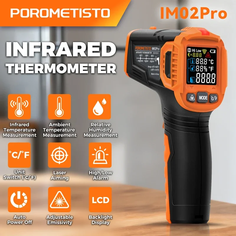 Termômetro Infravermelho -50~3 - Soap Making Thermometer avaliação e preço